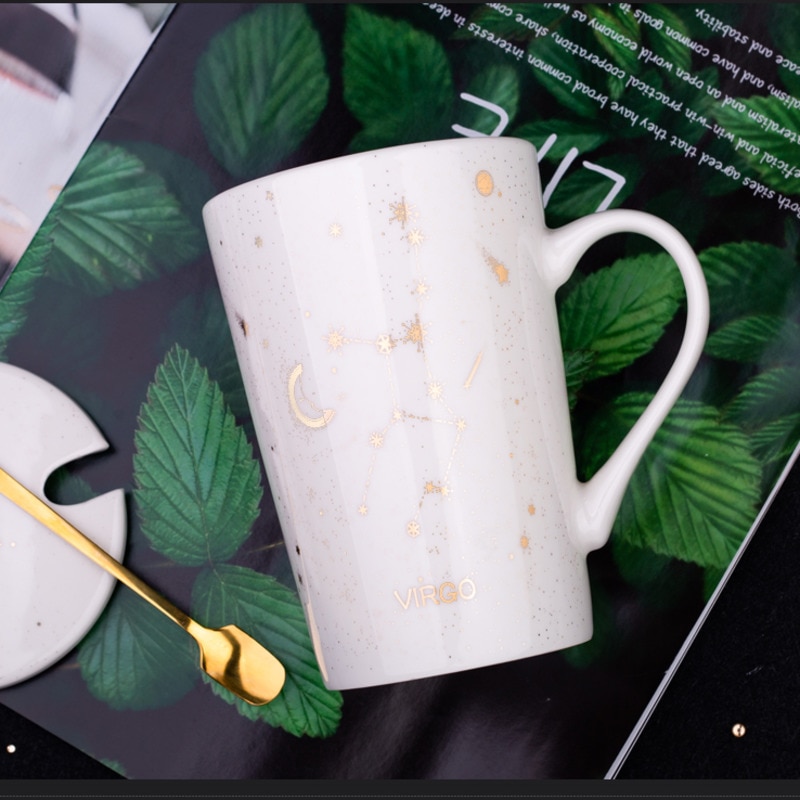 1pcs-Ceramic-Mugs-12-Constellations-Creative-Mugs-With-Spoon-Lid-Gold-Starry-Sky-Porcelain-Zodiac-Milk