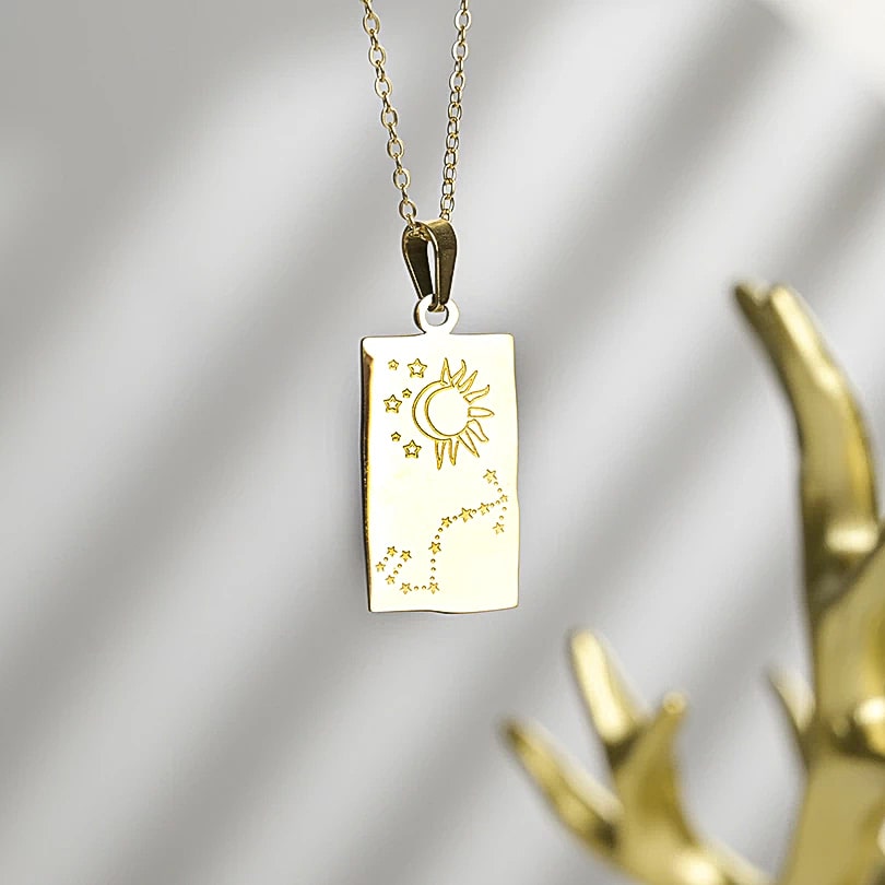 Gold-Zodiac-Sign-Tarot-Necklace-with-Symbol-Charm4-min