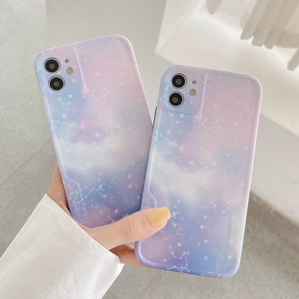 LACK-Cute-Cartoon-Gradient-Constellation-Phone-Case-For-iPhone-12-12Pro-Colorful-Back-Cover-For-iPhone