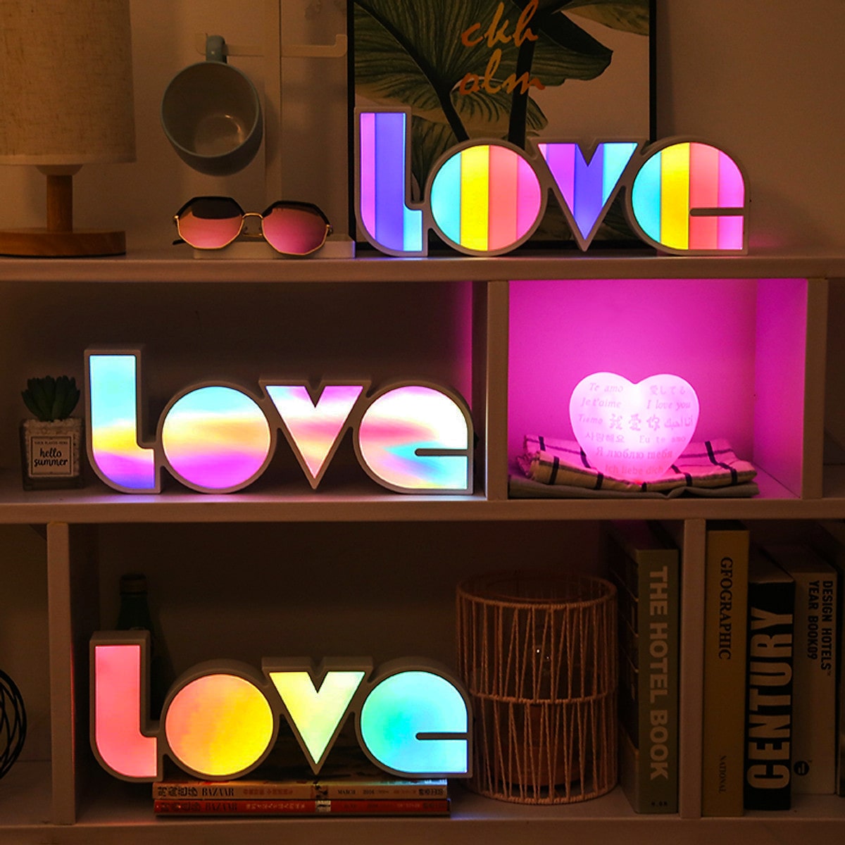 Love Letters Rainbow Lights