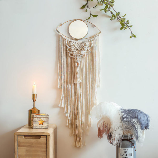 Mirror-Macrame-Wall-Hanging-Evil-Eye-Makramee-Dream-Catcher-Home-Decor-Bedroom-Decoration-Wall-Tapestry-Hippie