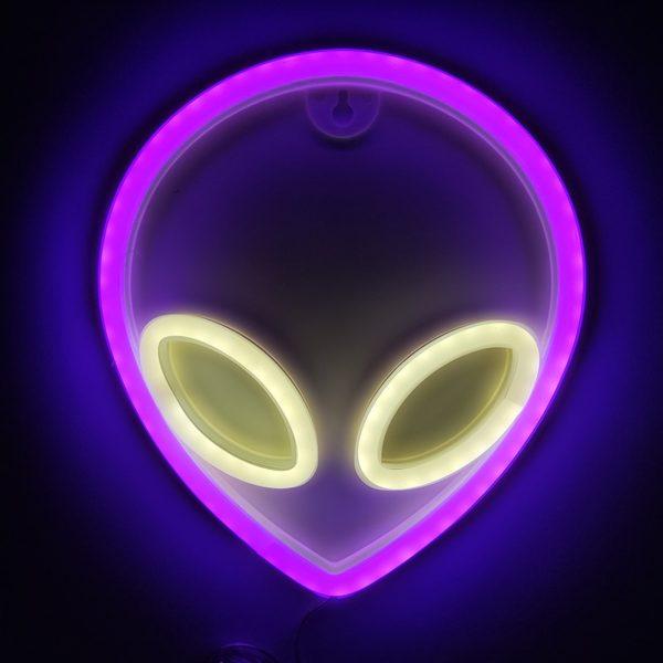 Neon-Sign-Alien-Face-Shaped-Wall-Hanging-Lights-for-Home-Children-s-Room-Saucerman-Night-Lamps-2