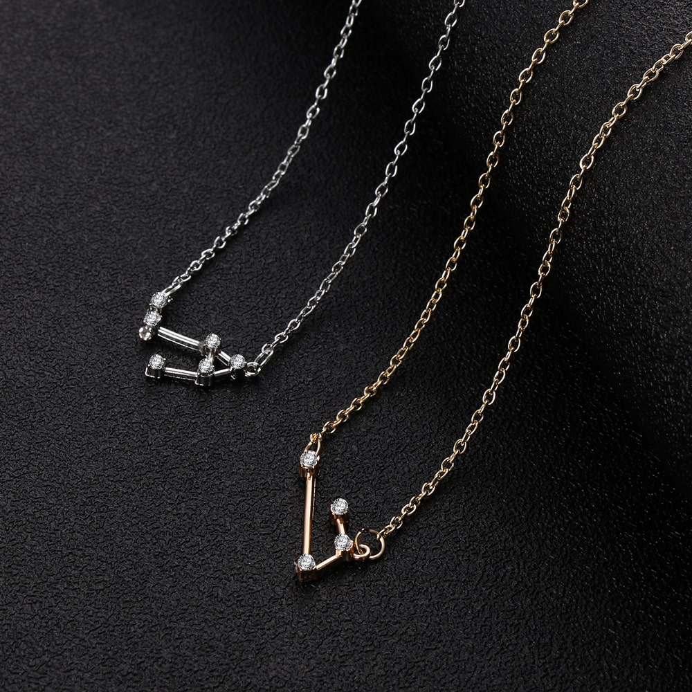 Silver & Gold Zodiac Constellation Necklaces