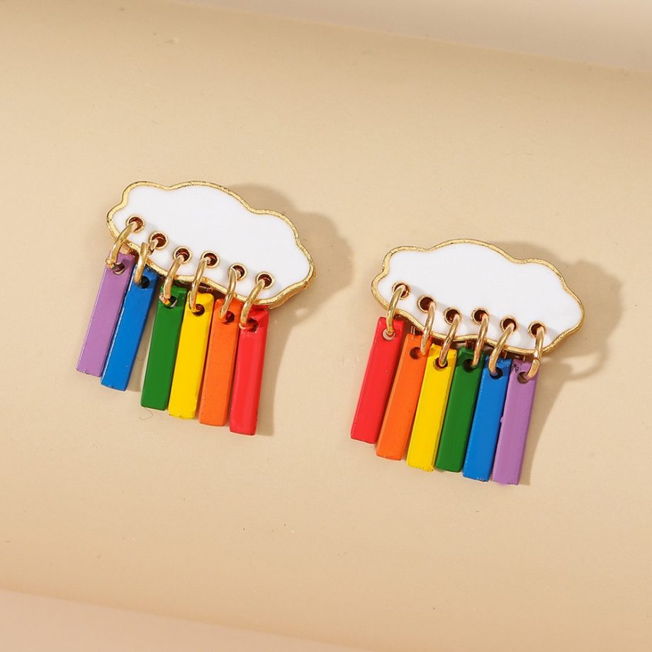 ZYZQ-Korean-Cute-Cloud-Raindrop-Earrings-For-Women-Exquisite-Rainbow-Pendant-Earrings-Fashion-Cocktail-Party-Jewelry-2