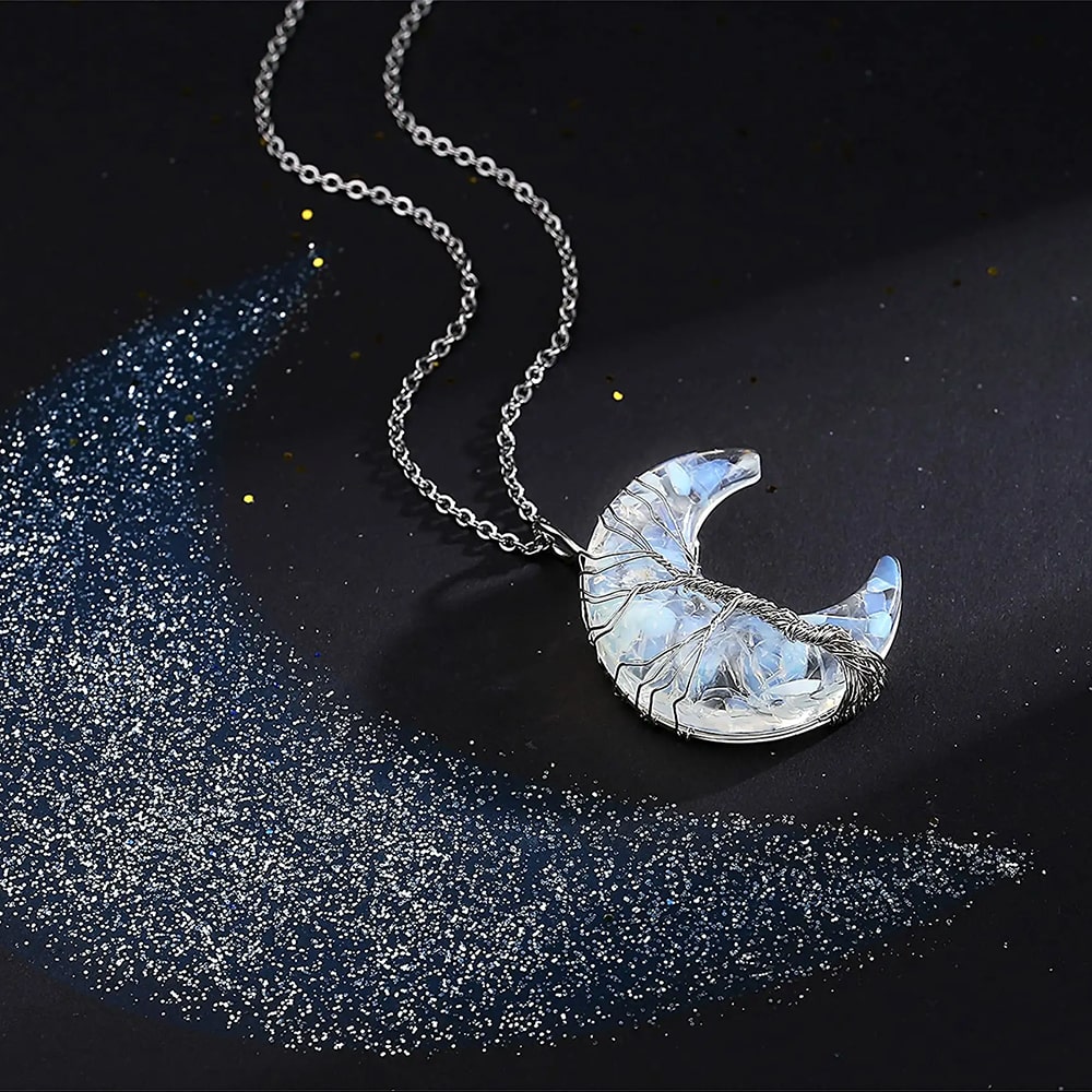 My Moon Crescent Petite Pendant – Yugen Handmade