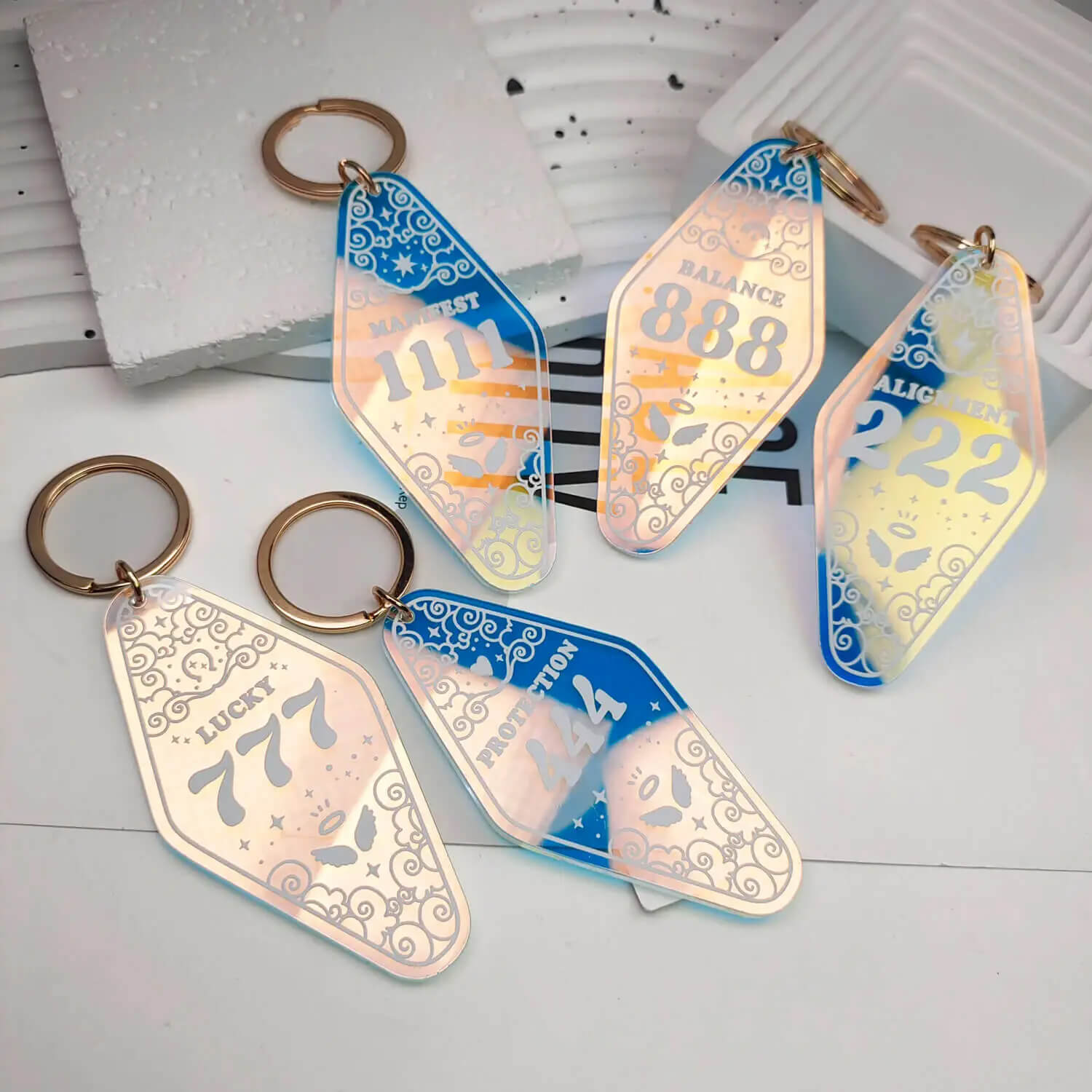 angel-number-keychains-bag-charms