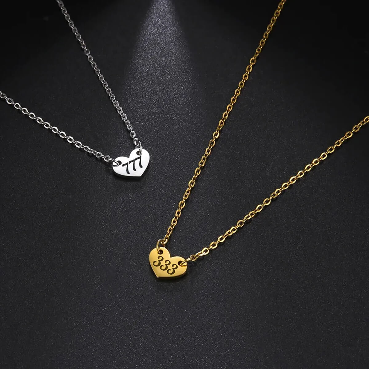angel-numbers-meanings-silver-gold-heart-necklace