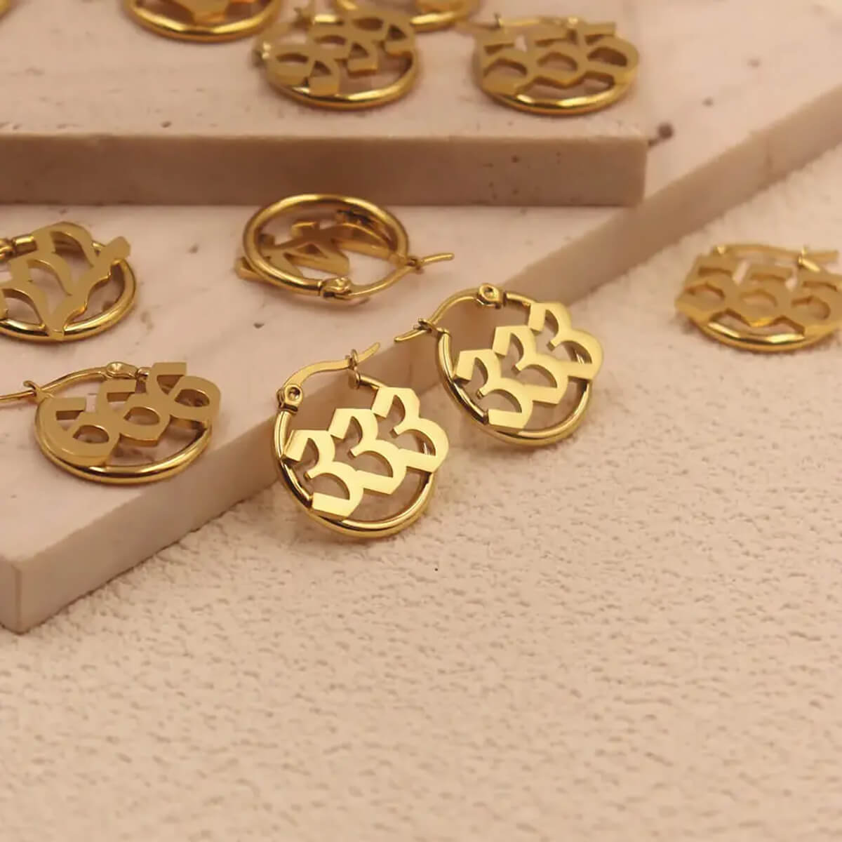 angel-number-gold-hoop-earrings-333-angel-number-meaning-333