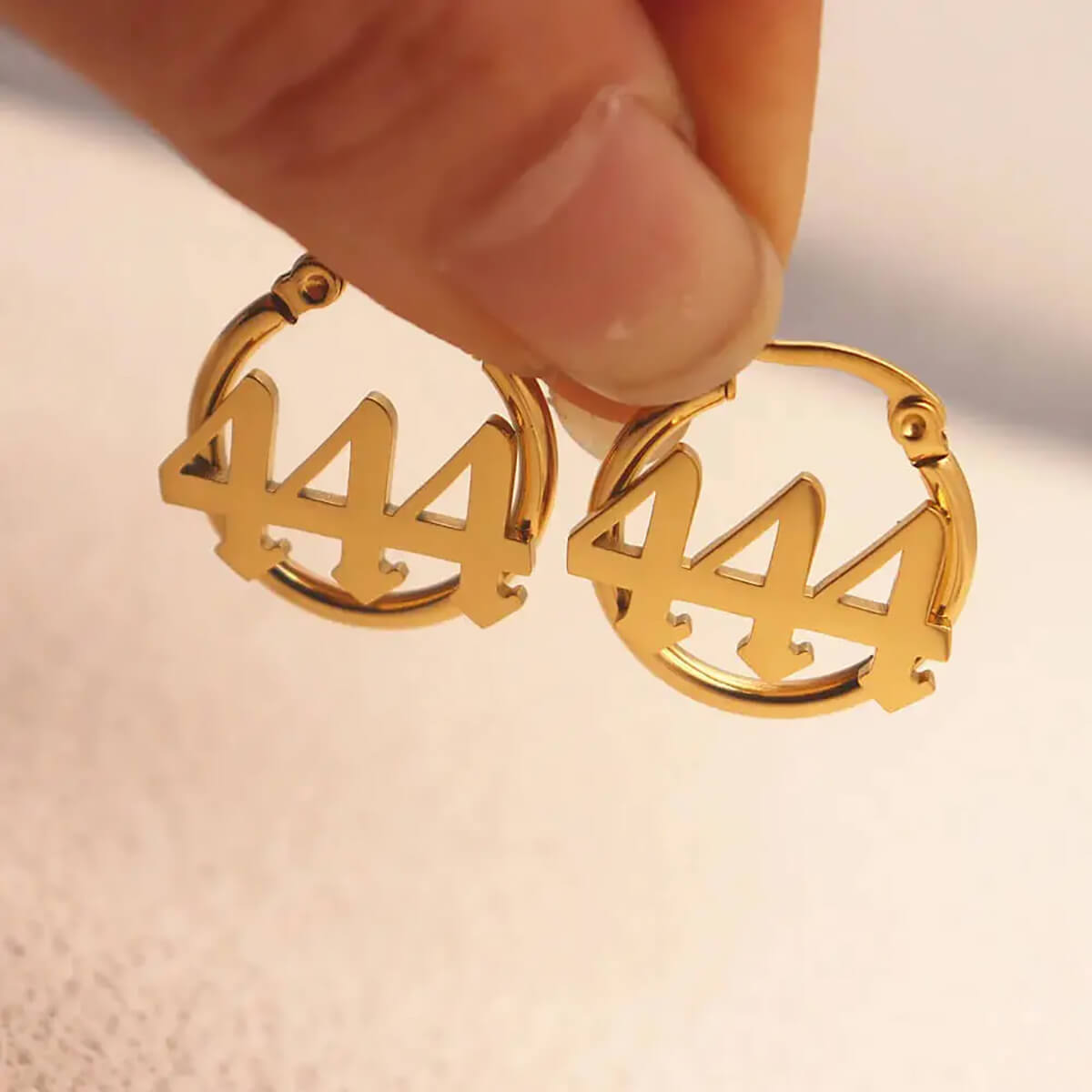 angel-number-gold-hoop-earrings-444-angel-number-meaning-444