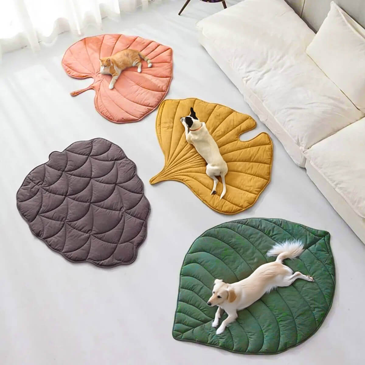 Stellar-Skeleton-Chill-Out-Leaf-Pet-Cooling-Mat-Cooling-Mat-for-Dogs-Cats-Bunnies-Rabbits-Pet-Cooling-Blanket
