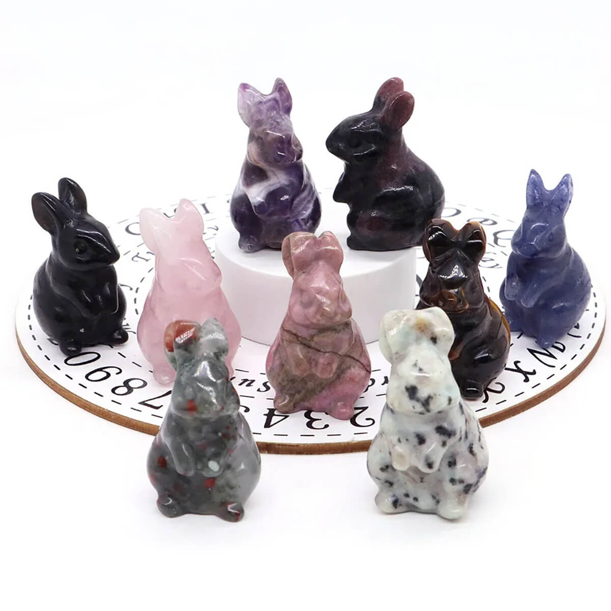 Mini Crystal Rabbit Figurine