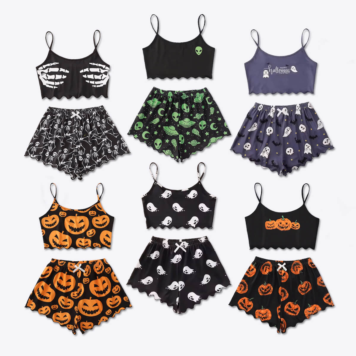 spooky halloween pajama sets halloween pjs matching halloween pajamas for halloween