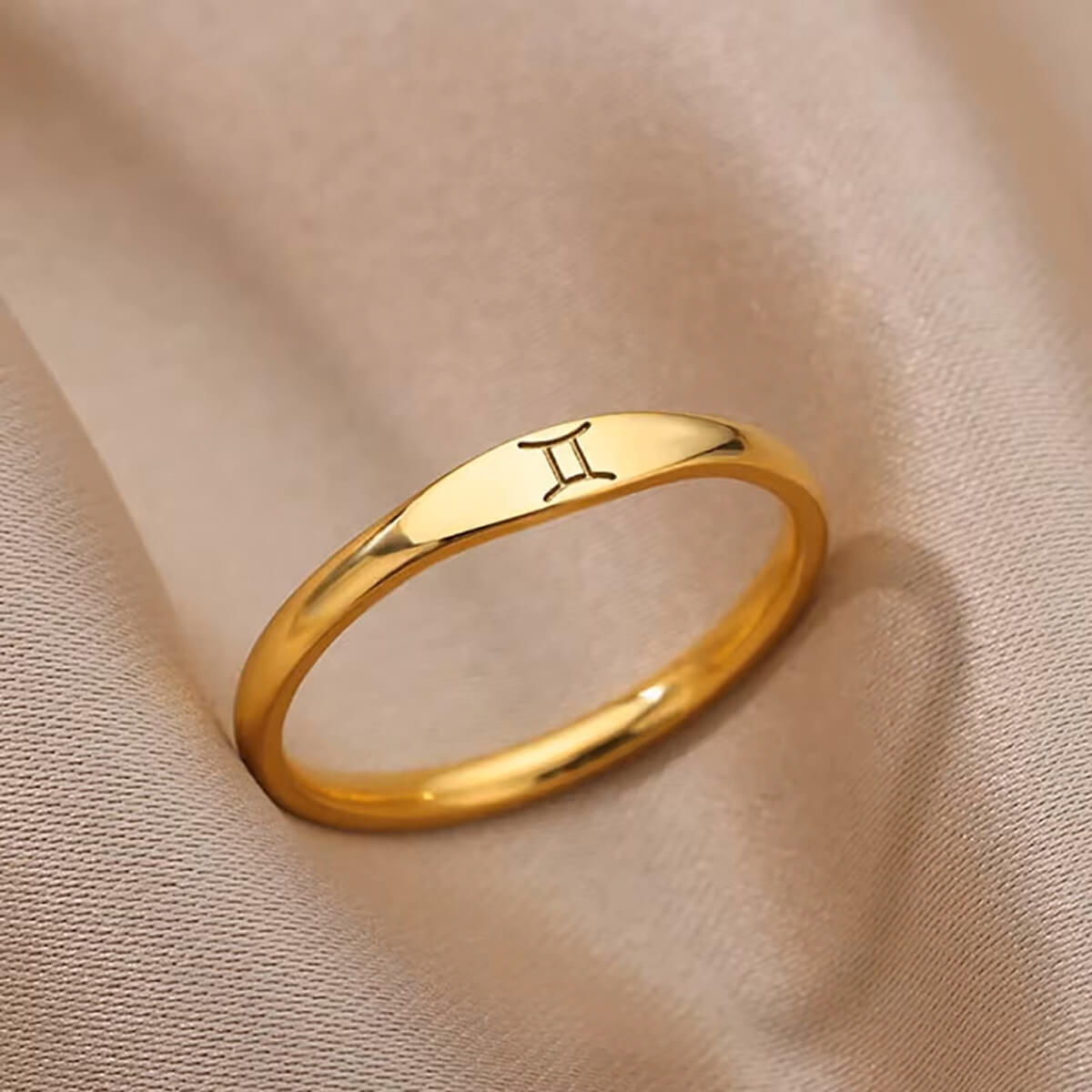 zodiac ring dainty ring