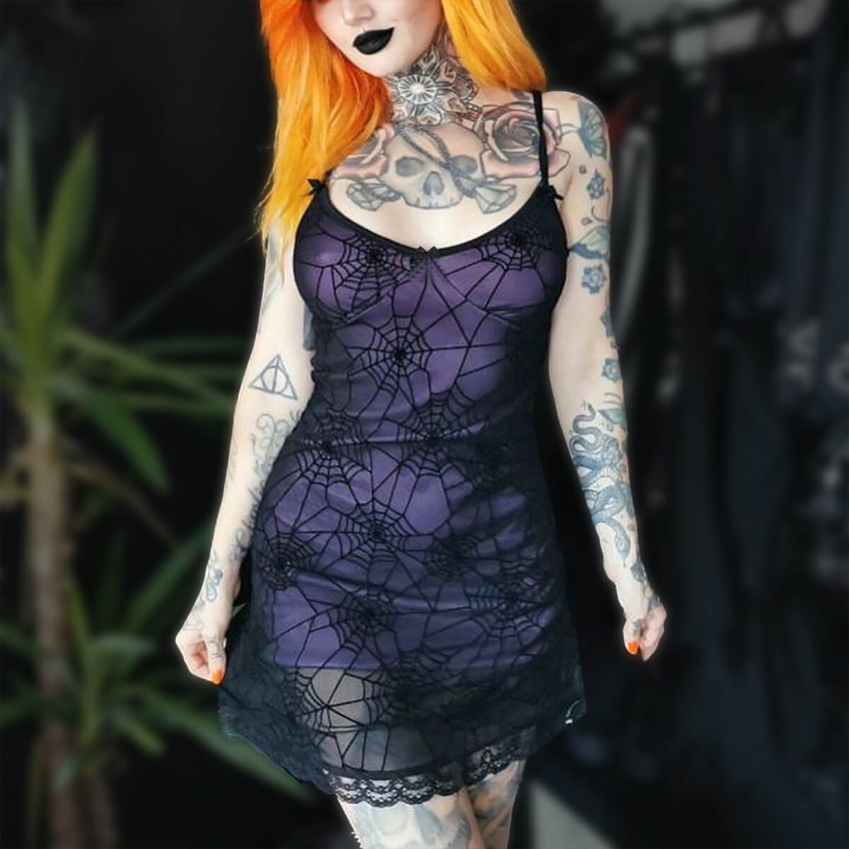 gothic lace spiderweb mini dress dresses for women black dress 90's outfits sexiest halloween costume lace dress goth dress party dresses little black dress purple dress