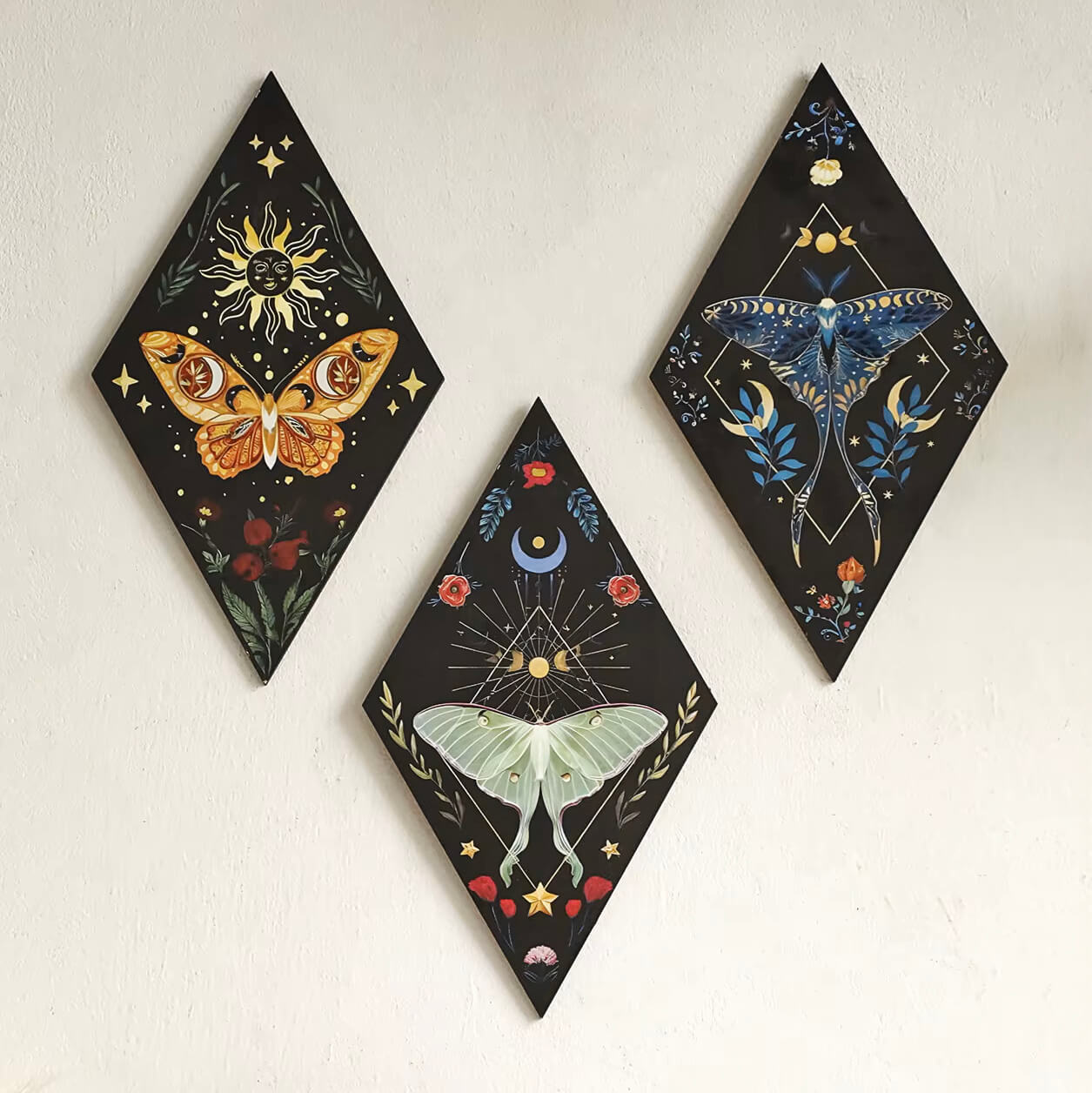 Boho-Decor-Luna-Butterfly-Moth-Moon-Wood-Wall-Art-2