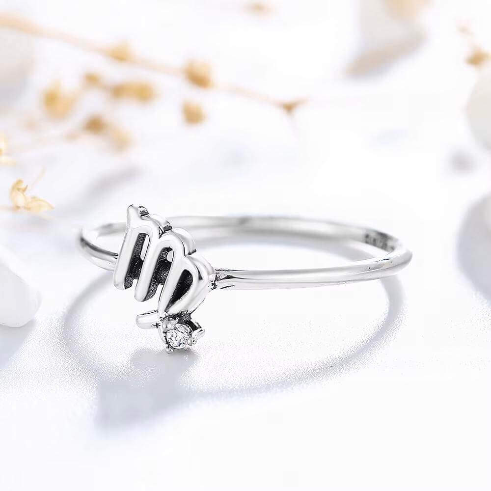 virgo-horoscope-sterling-silver-rings