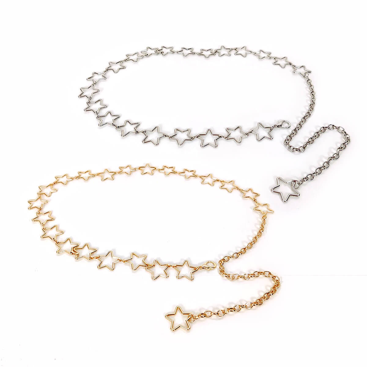star-metal-chain-belt